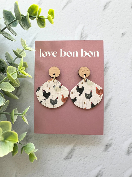 Thandie - Dangle Fan Earring