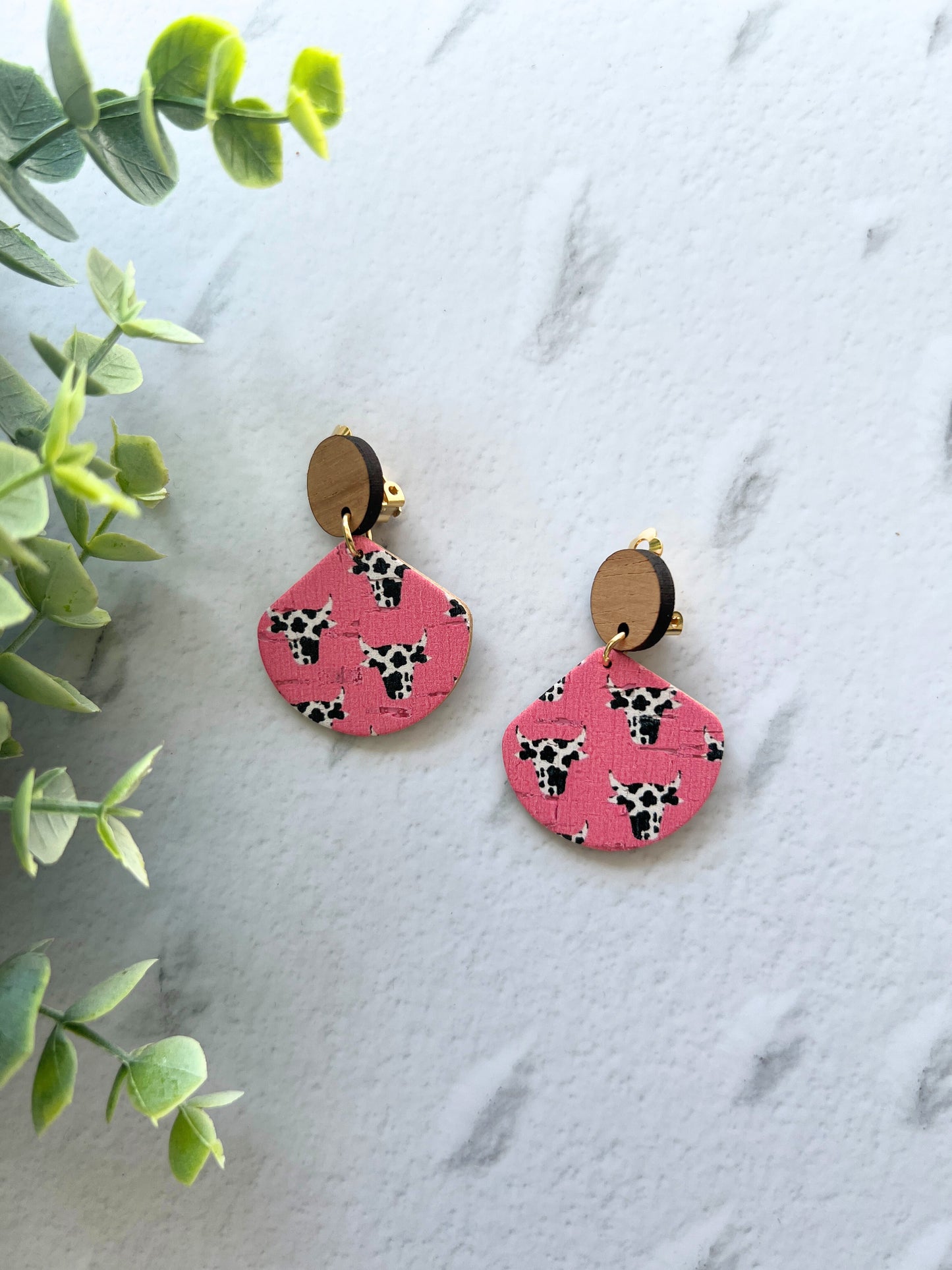 Thandie - Dangle Fan Clip On Earring