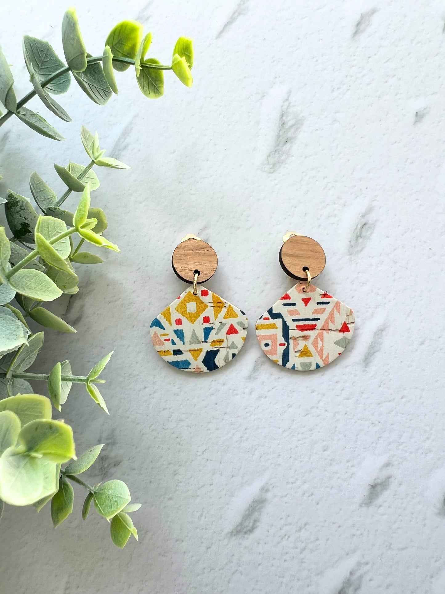 Thandie - Dangle Fan Clip On Earring